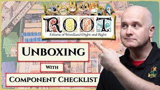 Root Board Game Unboxing amp Component Checklist  2021 [upl. by Adlin722]