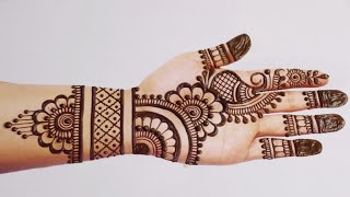 Beautiful Mehndi design for hands Easy Simple Mehandi ka design Mehandi mehndi designs मेंहदी [upl. by Kcirb342]