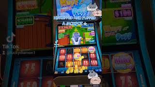 SNEEK PEEK VIDEO  LUCKYDIAMON SLOTS HUFF amp PUFFED prairiemeadowscasino huffandmorepuff jackpot [upl. by Anerev]