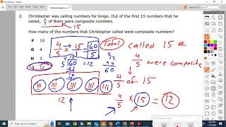 Mult and Div of Fractions and Whole Numbers Test Review Part 1 [upl. by Mini693]