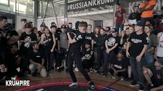 WHIPHEAD vs TWICE vs TRIX vs MONSTA SLAM  MAIN BATTLE RD1  THE KRUMPIRE 2018 [upl. by Adnilre]