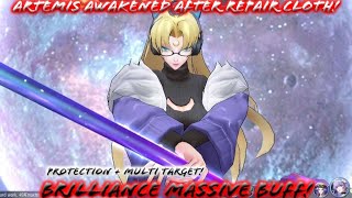 Saint Seiya Awakening KOTZ  Artemis Awakened After Repair Cloth Brilliance Massive Buff [upl. by Oterol]