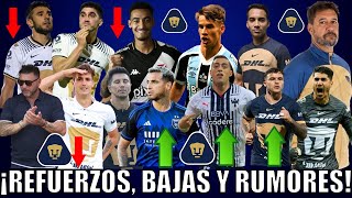 ¡MERCADO  ALTAS BAJAS Y RUMORES DE PUMAS para este CL 2024 ¡MAS REFUERZOS [upl. by Hoopes]