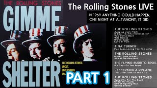 Gimme Shelter Part 1  The Rolling Stones Live at Altamont in 1969 [upl. by Herzen]