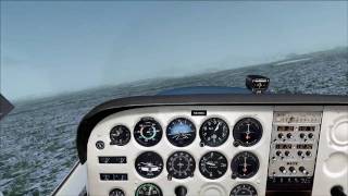 80260 Turn Procedure in a flight simulator [upl. by Asilanom]