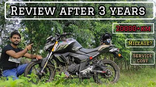 FZS V3 BS6 20000KM Ownership Review After 3 Years LONGTERM REVIEW motovlogsrishu [upl. by Eidnam686]