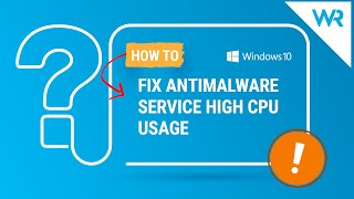 How to stop Antimalware Service Executable in Windows 10 [upl. by Rehotsirhc]