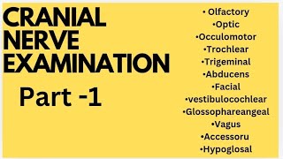 Cranial Nerve Examination [upl. by Renie]