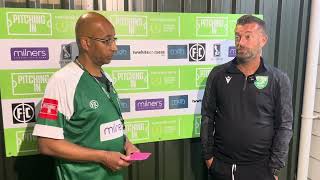 Post match interview with Ian Selley after our 41 win against Crystal Palace U21s [upl. by Spenser]