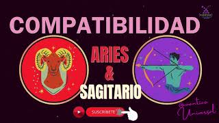 MUJER SAGITARIO y HOMBRE ARIES Â¿Son COMPATIBLES Â¿AMORÂ¿CÃ“MO son CÃ“MO PAREJA  CUÃNTICO UNIVERSAL [upl. by Elleoj]