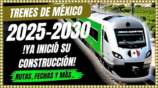 Ya se CONSTRUYEN los TRENES de PASAJEROS de México [upl. by Ynaffyt]