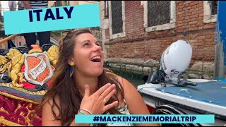 Mackenzie Memorial Trip  Italy [upl. by Fleece326]