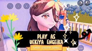 Yandere simulator Android honpc Play as Uekiya Engeika 💐 [upl. by Gnoc]