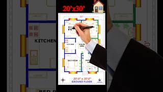 Detail Floor Plan with proper measurement  A Complete House Plan shorts home shortvideo house [upl. by Queen760]