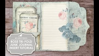 Rose Trifold Insert Tutorial My Porch Prints [upl. by Mikael382]