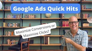 Maximize Conversions or Maximize Clicks [upl. by Akemrej393]