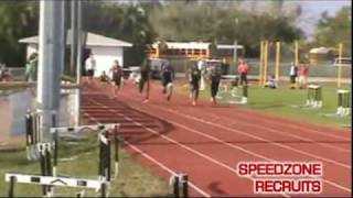 Sony Michel 8th Grader runs 107 in 100m Speedzone Recruits [upl. by Michaella982]