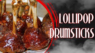 BBQ Chicken Lollipops Recipe StepbyStep Instructions [upl. by Orth212]