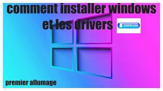 Comment installer Windows et les drivers au premier allumage de votre PC [upl. by Attelrahs]