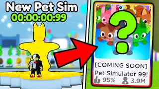 JUŻ JEST NOWY PET SIMULATOR 99 ZAPOWIEDŹ [upl. by Ahsiekrats]