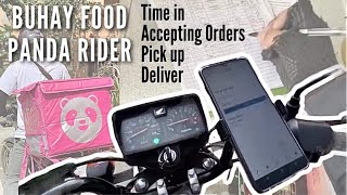 Food Panda Rider Tagaytay Philippines actual Time In  Accepting Order  Pick Up  Delivery [upl. by Hutson]