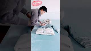 Cloth folding hacks 110 diyideas dailyhacks youtubeshorts shorts [upl. by Enilecram]