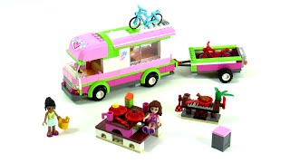 Lego Friends 3184 Adventure Camper Speed Build And Review [upl. by Halludba]