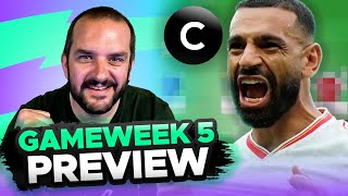 WILDCARD GW5 🤔  FPL GAMEWEEK 5 PREVIEW  Fantasy Premier League Tips 202425 [upl. by Suisyola731]