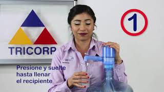 BOMBA PARA GARRAFON DE AGUA  SUPER AQUA PUSH [upl. by Correna]