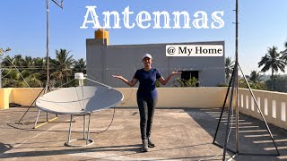 Chasing The Satellites with Antennas at my Home  India Rocket Girl [upl. by Jeffry984]