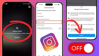 Cómo desactivar el contenido sensible en Instagram  Desactivar contenido sensible en Instagram [upl. by Gerstner]