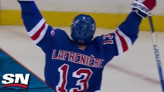 Calgary Flames at New York Rangers  FULL Overtime Highlights  February 6 2023 [upl. by Hanas]