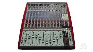 XENYX UFX1604 Analog Mixer and Multichannel USBFirewire Interface [upl. by Domonic]