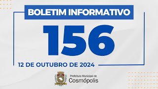 BOLETIM INFORMATIVO 157  Prefeitura Municipal de Cosmópolis [upl. by Acilejna678]