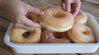 Fluffy Glazed Donut Recipe [upl. by Oker519]