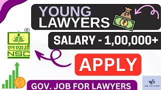 Government job for lawyers  vacancy for lawyers  vacancy 2024  Vacancy for freshers reminder [upl. by Nevada132]