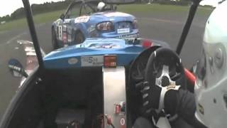 MEV Exocet MX150R Racing at Croft with incar footage [upl. by Ramel193]