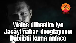 Cabdi Tahliil Warsame  Walee dookheyga kan lyrics [upl. by Eenyaj703]