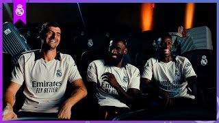 WHERE DO OUR PLAYERS WANT TO TRAVEL Vini Jr Courtois amp Rüdiger  Real Madrid [upl. by Prissie]