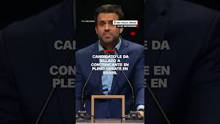 Candidato le da sillazo a contrincante en pleno debate en Brasil [upl. by Nolitta202]