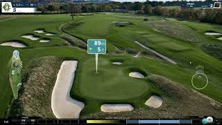 WGT Golf Oakmont CC 5 89yard Hole Out Eagle [upl. by Illene]