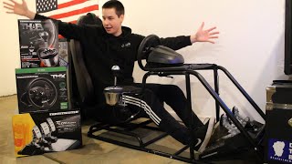 The Ultimate Thrustmaster Racing Simulator Setup  Review TMX Wheel TLCM Pedals TH8A Shifter [upl. by Llewoh]