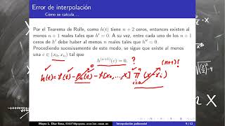 Error de interpolacion [upl. by Scever644]