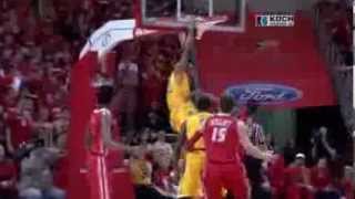 Tekele Cotton Dunk on Illinois State Jim Ross Commentary [upl. by Ispep]