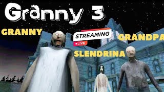 LIVE  GRANNY 3  HORROR GAMEPLAY NIGHT [upl. by Niwdog]