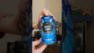 IrishguydrinksMampS HELLES LAGERbeer review fun ireland shorts reels justforfun uk imo [upl. by Naes]