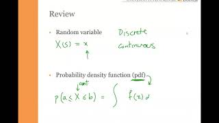 Lecture 4 Basics of Probability and Statistics Life Distributions [upl. by Yeniffit]