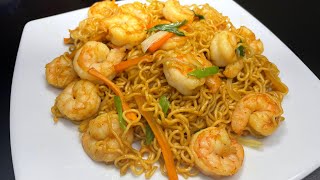 Fideos con Camarones ESTILO CHINO [upl. by Jennette]