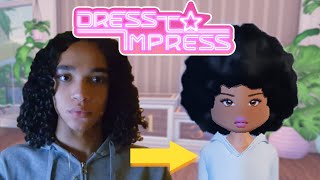 serving in DRESS TO IMPRESS on ROBLOX [upl. by Esiralc162]