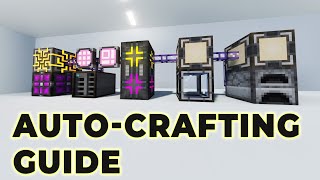 Applied Energistics 2 Basics Autocrafting Setup Guide For Beginners 2024 UPDATED [upl. by Bbor]